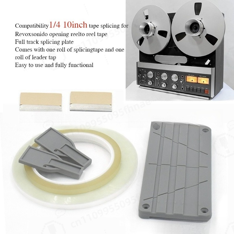 Reel Repair Kit - Kit Penyambung Pita Audio 1/4 Inci,