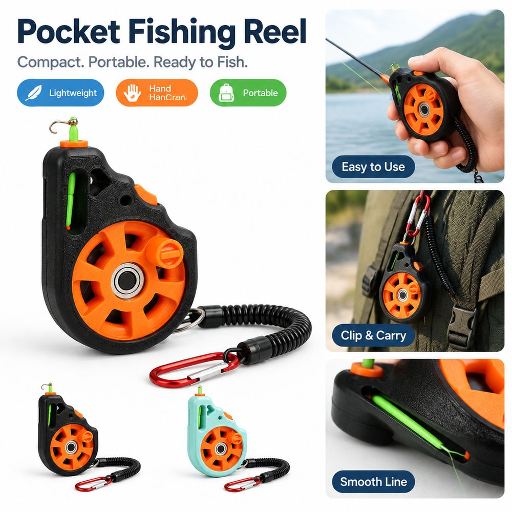 Reel Pancing Saku Tipe Hand Li - Fly Reel ulasan dan harga